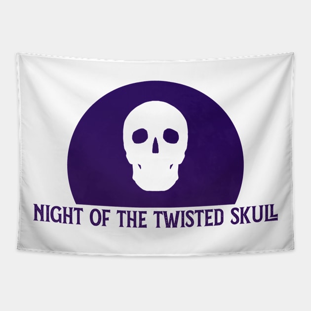 night of the twisted skulls (dark purple) Tapestry by McNerdic