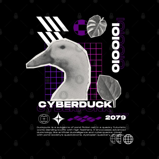 Cyberduck - Funny duck - Ugly Shirt Collecion by Yelda