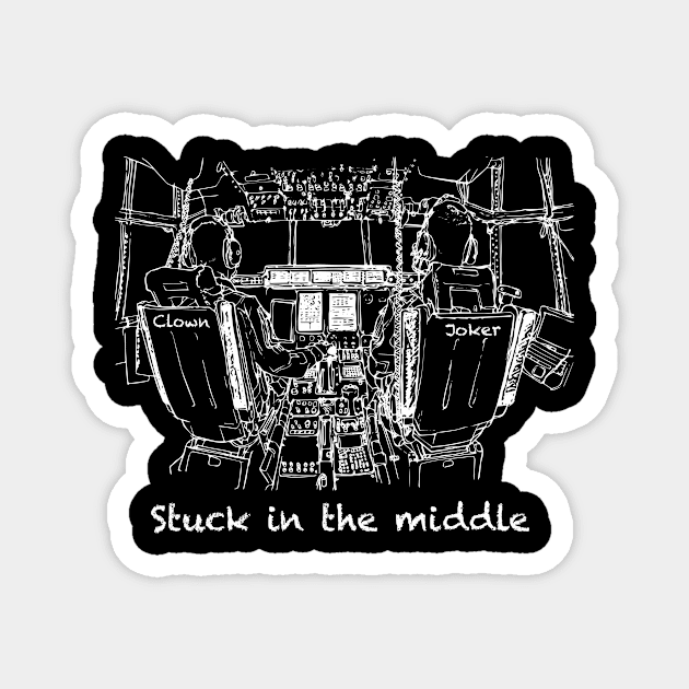 Stuck in the middle 2 Magnet by SeamanSteyn