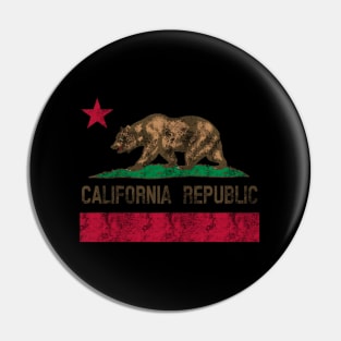 California Republic Flag Bear Pin