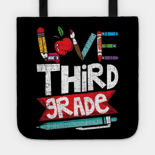 Love Third Grade Tote