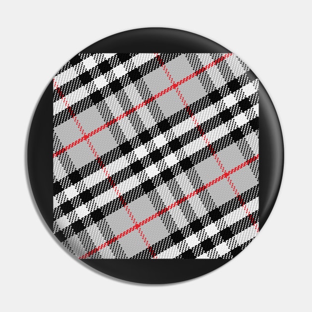 Scottish tartan black, white, red and grey Pin by kavalenkava