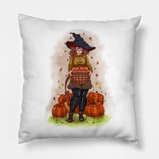 Fall Witch Pillow