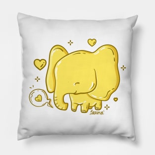 Little Mellow Yellophant - A Sweet Jello Elephant Pillow