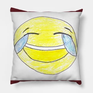 Crying-Laughing Emoji Pillow