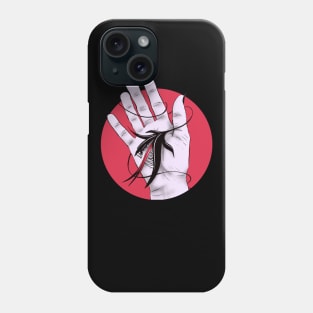 Creepy Art Weird Gothic Hand Biting Flower Monster Phone Case