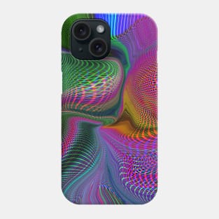 Abstract Waves  BH-053 Phone Case