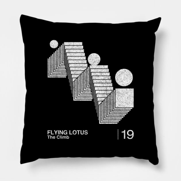 Flying Lotus / Minimalist Graphic Artwork Fan Design Pillow by saudade