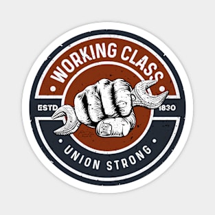 Working Class Union Strong Magnet