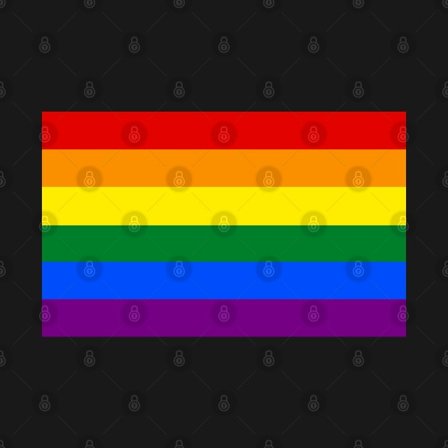 Gay Pride Flag - Minimalist by normanshuck