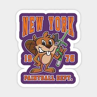 New York Paintball player Department Magnet