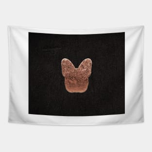 Rose golden embossed Frenchy Tapestry