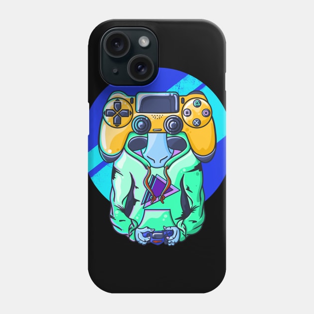 Gamer Head Yellow Phone Case by nataliesnow24