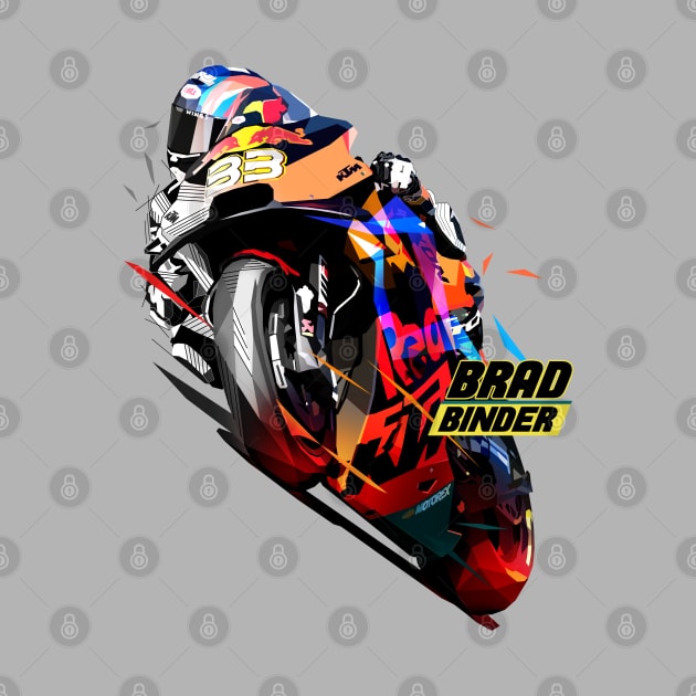 Brad Binder Low Poly by pxl_g