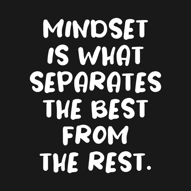 Mindset motivational growth tshirt by MotivationTshirt