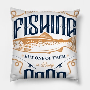 Fishing Papa Pillow