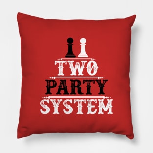 Two Party System - Political Gift Pillow