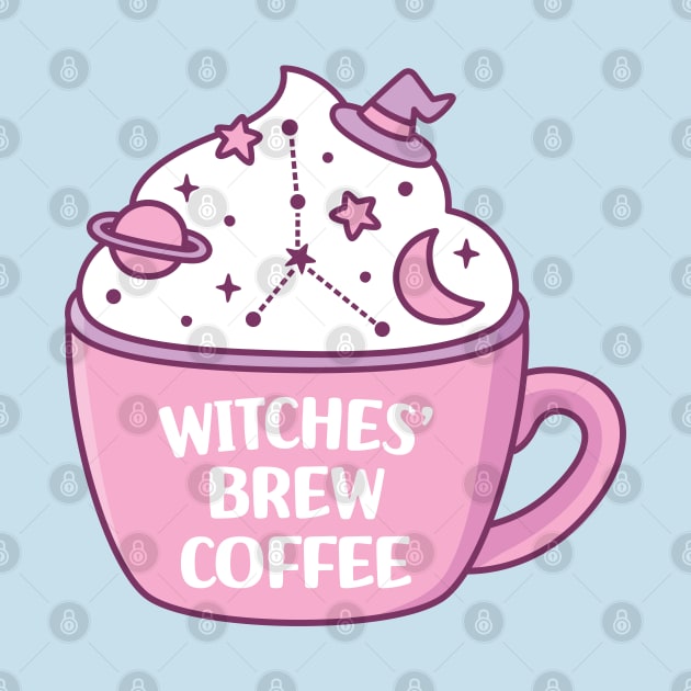 Witches Brew Coffee Moon And Stars Astrology by rustydoodle