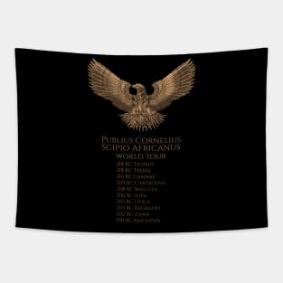 Ancient Roman Steampunk Eagle - Scipio Africanus World Tour Tapestry