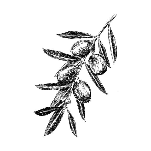 Olive branch by rachelsfinelines