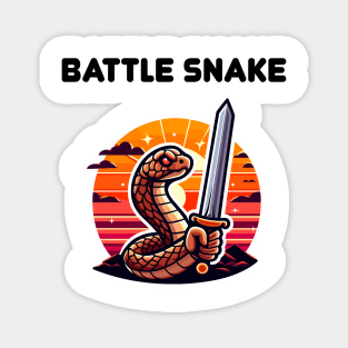 rattlesnake pun Magnet