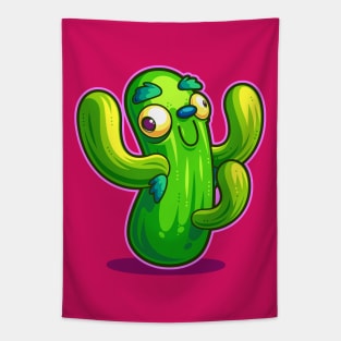 Excited Cactus Tapestry