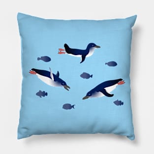 Little blue penguin Pillow