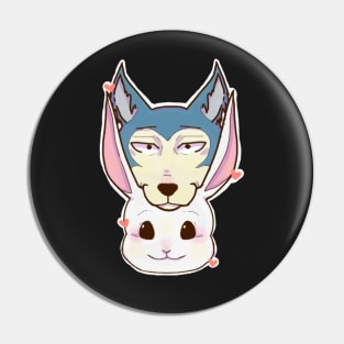 Beastars Legosi and Haru Pin