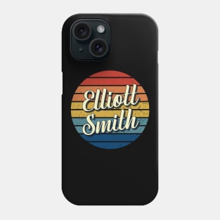 Elliott Smith Vintage Retro Circle Phone Case