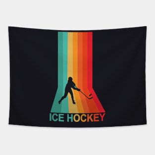 Ice Hockey Winter Sports Player Retro gift shirt Tapestry