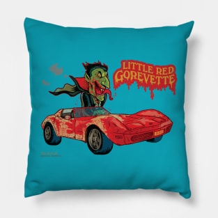 Little Red Gorvette Pillow