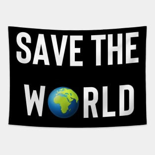 Save The World Tapestry