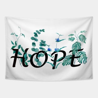 HOPE CALLIGRAPHY DESIGN Tapestry