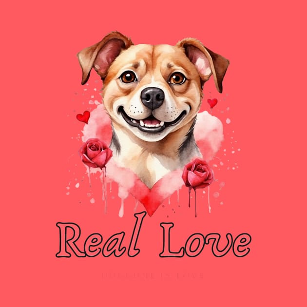 Pawsitively Adored: Dog Love Tee by HaMa-Cr0w