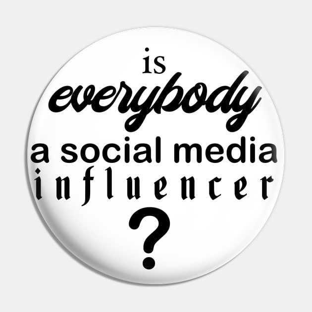 Social Media Influencer Pin by speciezasvisuals