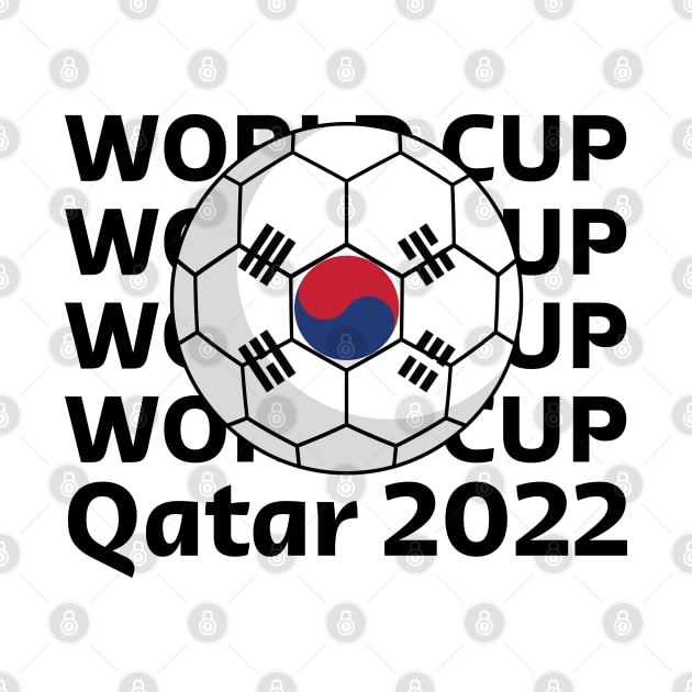 World Cup Qatar 2022  - Team South Korea by Inspirit Designs