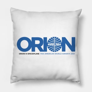 The Orion III Spaceplane Pillow
