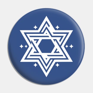 Star of David Stand with Israel Pin