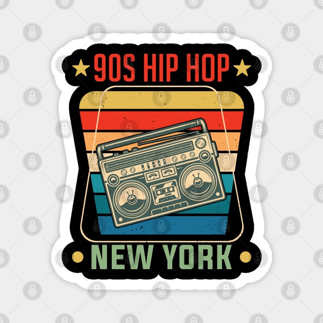 90s hip hop Magnet by UrbanLifeApparel