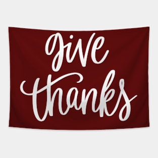 Give Thanks Tapestry