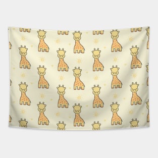 Giraffe Cute Animal Pattern Tapestry