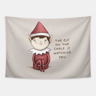 The Elf on The Shelf Tapestry