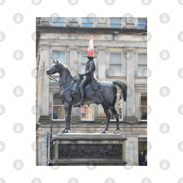 Scottish Photography Series (Vectorized) - Duke of Wellington Statue Glasgow #2 by MacPean