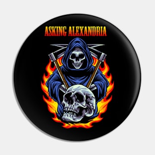 ASKING ALEX ANDRIA BAND Pin