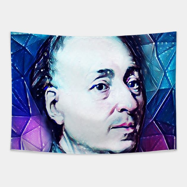 Denis Diderot Snowy Portrait | Denis Diderot Artwork 13 Tapestry by JustLit