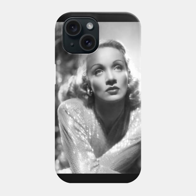 Marlene Dietrich look Phone Case by KOTFILMS