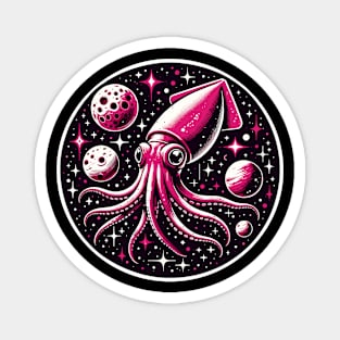 Squid in outer space Magnet