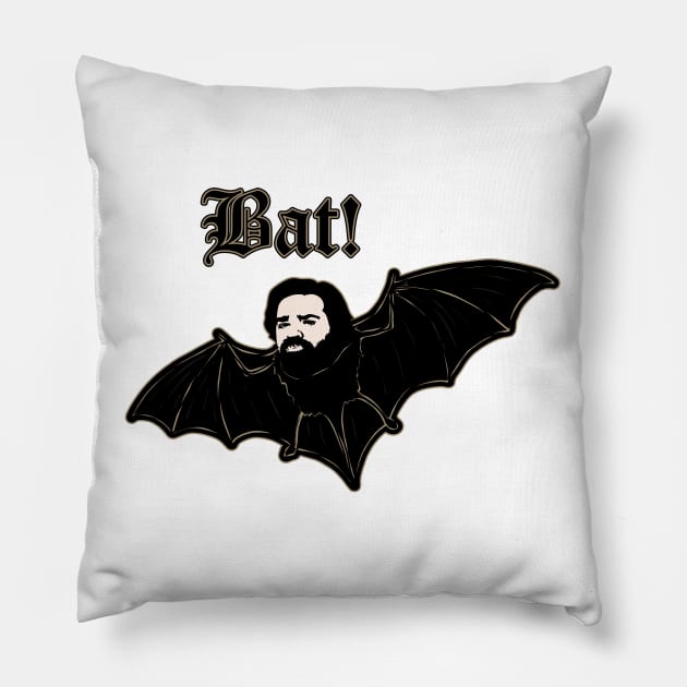 Laszlo - BAT Pillow by valentinahramov