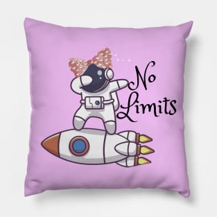 No Limits Bowhead Astronaut Rocket Surfing Pillow