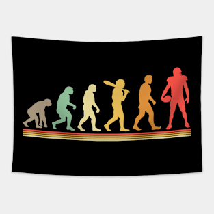 Football Evolution Retro Tapestry